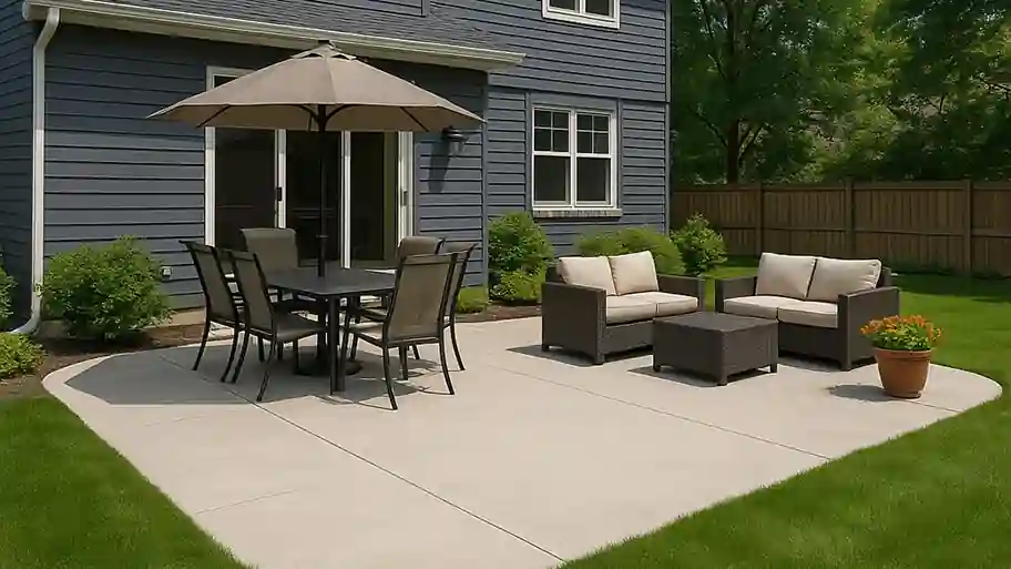 Why Choose Concrete for Your Bentonville Patio?​